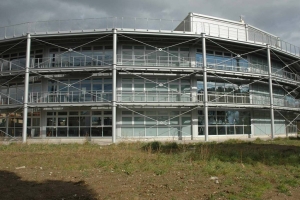 Lavori di realizzazione della scuola media “Maliseti” a Prato